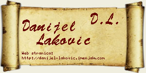 Danijel Laković vizit kartica